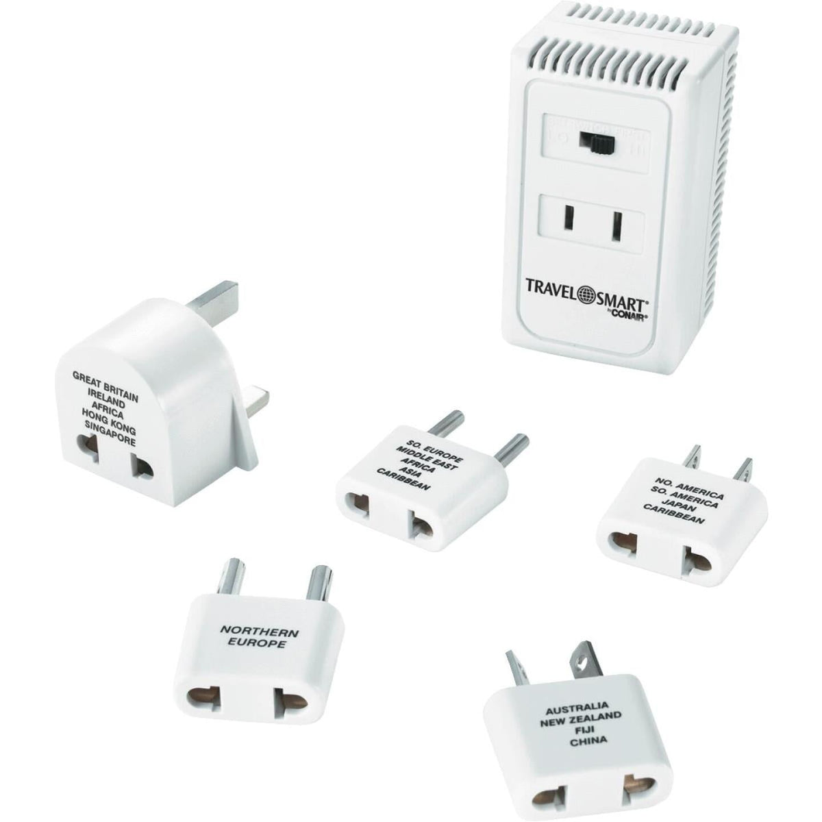 Kit Voyage International Norelco - 5 Adaptateurs + Convertisseur Haute Puissance - Occasion