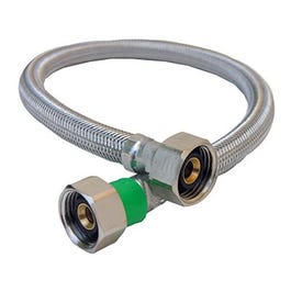 Faucet Connector, 1/2-In. x 1/2-In. Iron Pipe Size x 12-In.