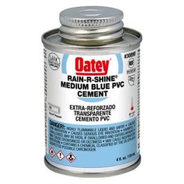 4-oz. Rain-R-Shine Blue PVC Pipe Cement