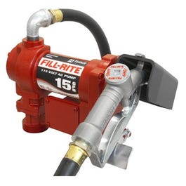 Fill Rite Pump, Contractor Grade, 15 GPM, 115-Volt