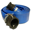 PVC Discharge Hose, Coupled Poly C x E, 2-Ft. x 25-Ft.