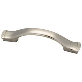 Cabinet Pull, Step-Edge, Satin Nickel, 96mm