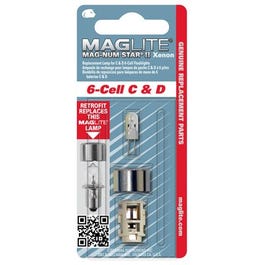 Magnum Star II Xenon Replacement Lamp For 6-Cell C Or D Maglite Flashlights