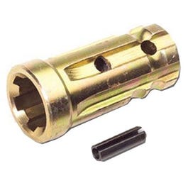 PTO Adapter, Forged, Yellow Zinc-Plated, 1-1/8 x 1-3/8-In.