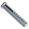 2 Pack, 7/16 x 2-In., Clear Zinc Plated, Adjustable Clevis Pin, Multiple Holes, Cut Off Excess Length If Needed.