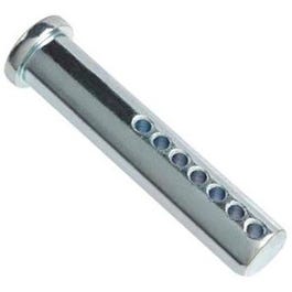 3 Pack, 1/2 x 2-In., Clear Zinc Plated, Adjustable Clevis Pin, Multiple Holes, Cut Off Excess Length If Needed.