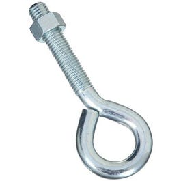 Eye Bolt With Hex Nut, Zinc, 5/8 x 6-In.