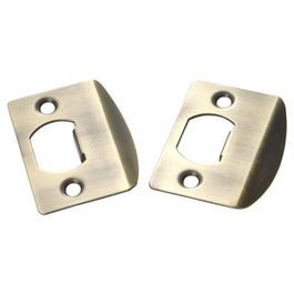 2-Pack Antique Brass Full Lip Strike