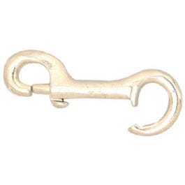 Open Eye Bolt Snap, Zinc Finish, 3/8-In.