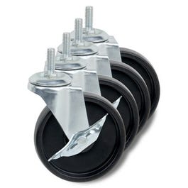 Casters, 4-In., 4-Pk.