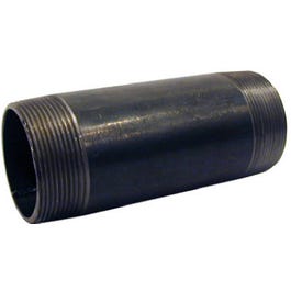 Pipe Fitting, Black Nipple, 1 x 8-In.