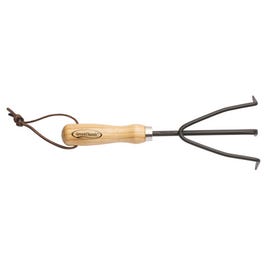 Garden Cultivator, Wood Handle, 9-In.