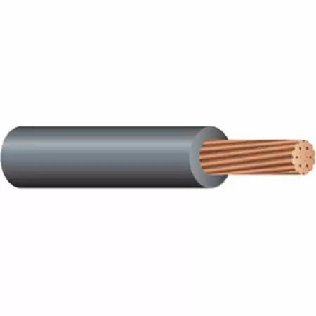 Marmon Home Improvement 500 ft. 6 Gauge Black Stranded Copper THHN Wire 112-4201J