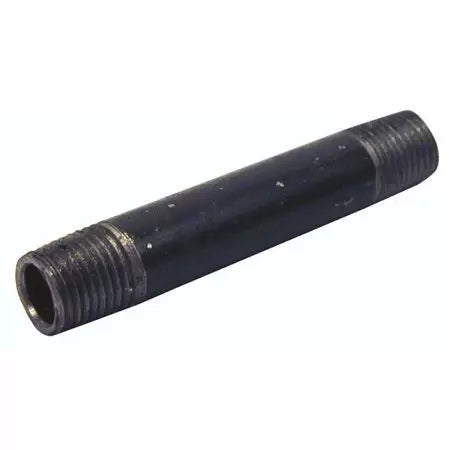 B & K Industries Black Pipe Nipple, .5