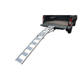 Center-Folding Ramp, Single, Aluminum, 12 x 85-In.