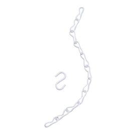 Hanging Plant Chain, White, 18-In., 3-Pk.