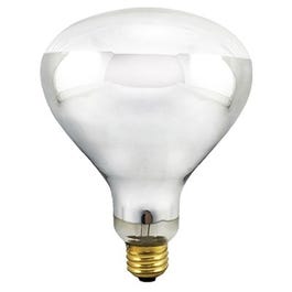 Heat Lamp, Flood Beam, Dimmable, R40, Clear, 125-Watts