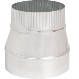 Furnace Taper Reducer, Galvanized, 24-Ga., 8 x 7-In.