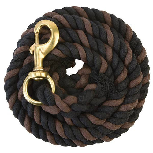 Weaver Leather Color Cotton Lead Rope with Brass Plated 225 Snap