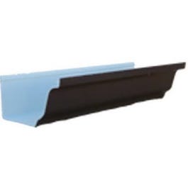 Gutter, Brown Vinyl , 5-In. x 10-Ft.
