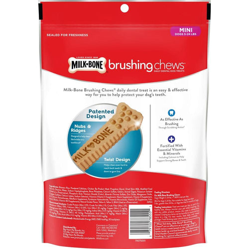 Milk-Bone Original Daily Dental Brushing Chews Mini Dog Treats