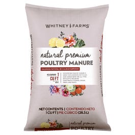 Natural Premium Poultry Manure, 1-Cu. Ft.