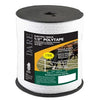 Electric Fence Tape, White Poly & 5-Wire Stainless Steel, .5-In. x 656-Ft.