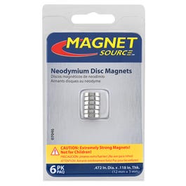 6 Piece Neodymium Super Magnets