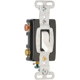 15A White Premium 3-Way Toggle Switch