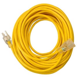 Outdoor Extension Cord, Contractor Grade, Yellow Polar Solar, 14/3 SJEOW, 25-Ft.