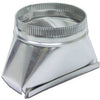 Aluminum Duct Transition Fitting, 5-In. Round
