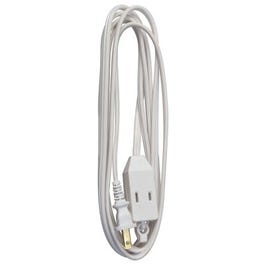 Extension Cord,  16/2 SPT-2 White Polarized Cube Tap, 9-Ft.