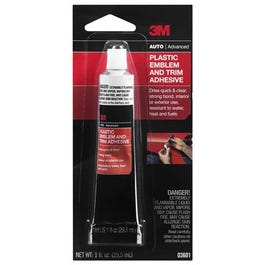 Plastic Emblem/Trim Adhesive, 1-oz.