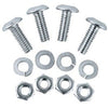 License Plate Fastener, Stainless Steel, 4-Pk.