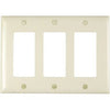 Light Almond 3-Opening Nylon Wall Plate