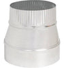 Galvanized Taper Reducer, 8 x 6-In., 24-Gauge