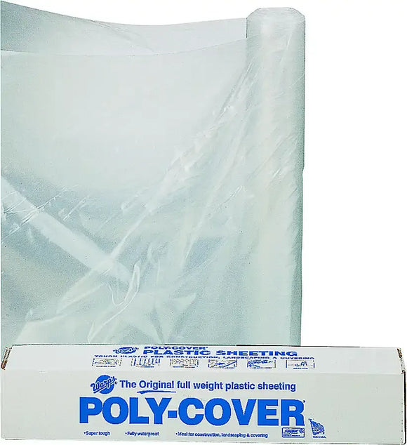 Orgill Poly 6X12-C Poly Film 6 Mil Plastic Clear Polyethylene Film