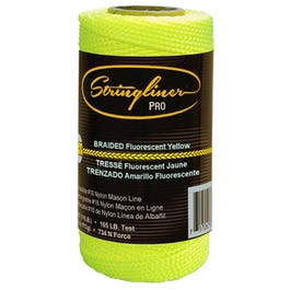 250-Ft. Braided Fluorescent Yellow Nylon Construction Line