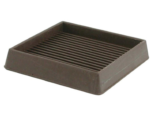 Shepherd 3-Inch Square Rubber Furniture Cups