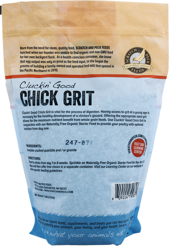 Scratch and Peck Feeds Cluckin’ Good Chick Grit (7 lbs)