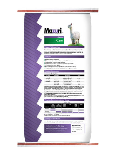 Mazuri® Alpaca Care (Pellets)