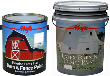 BARN/FENCE PAINT GAL WHITE LATEX