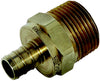 ADAPTER 1/2 BRASS PEX BARB X MPT