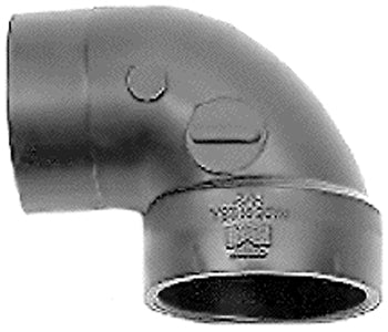 3  ABS 90DEG SANITARY STREET ELBOW