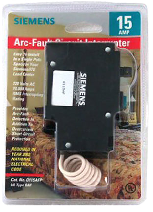 20AMP ARC FAULT SINGLE POLE