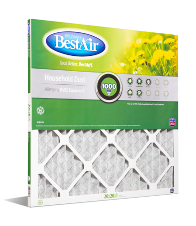 BestAir® B1-2020-8-12 Pleated Filter Merv 8 (20 x 20 x 1)