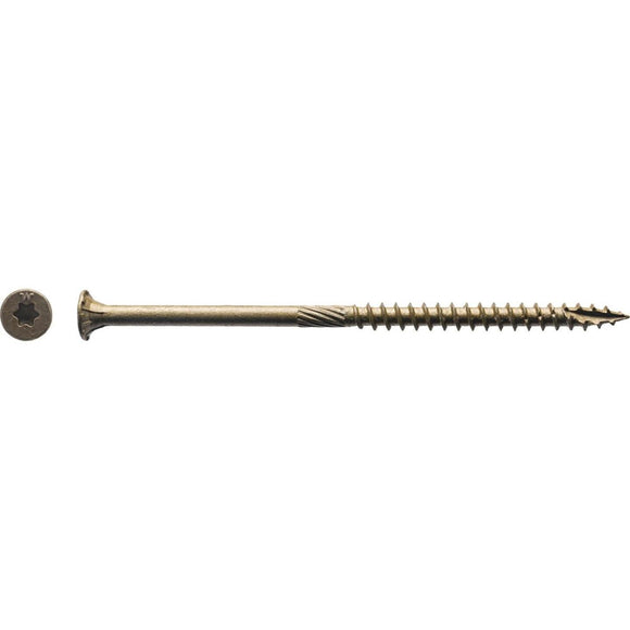 Big Timber #10 x 4 In. Bronze Flat Head Wood Screw (48 Ct., 1 Lb.)