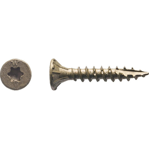 Big Timber #8 x 1 In. Bronze Flat Head Wood Screw (287 Ct., 1 Lb.)