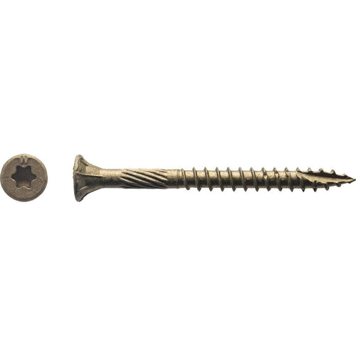 Big Timber #9 x 2 In. Bronze Flat Head Wood Screw (118 Ct., 1 Lb.)