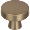 Amerock Blackrock 1-5/16 In. Golden Champagne Cabinet Knob